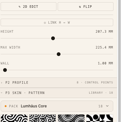 Live parameters