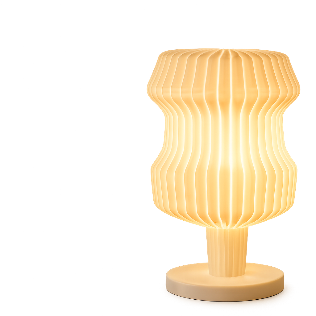 Lumhaus lamp print isolated on clean background
